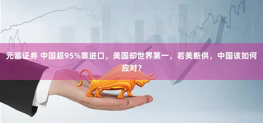元富证券 中国超95%靠进口，美国却世界第一，若美断供，中国该如何应对？