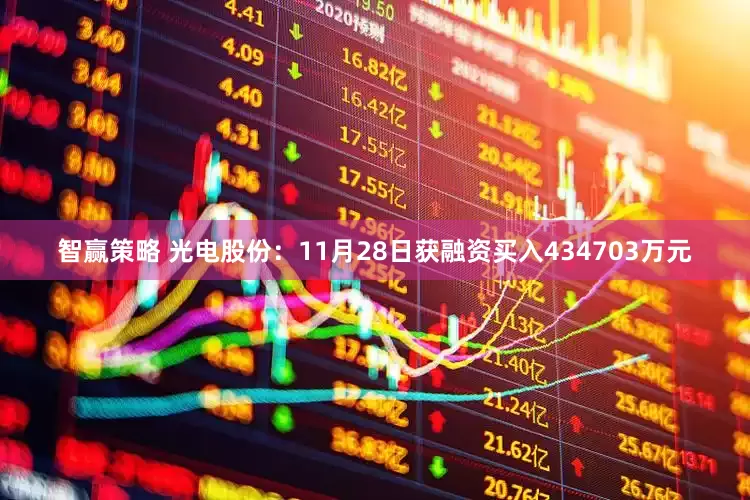 智赢策略 光电股份：11月28日获融资买入434703万元