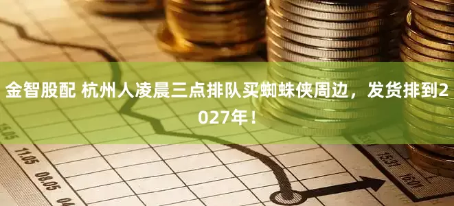 金智股配 杭州人凌晨三点排队买蜘蛛侠周边，发货排到2027年！